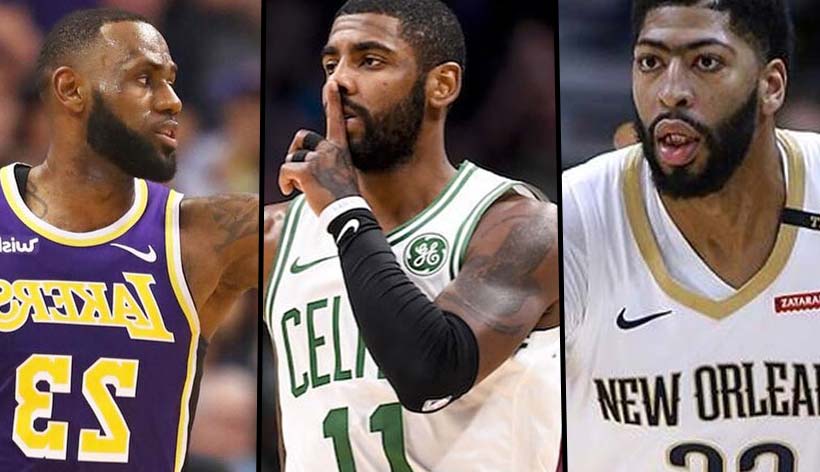 Lebron , Kyrie Irving, Anthony Davis